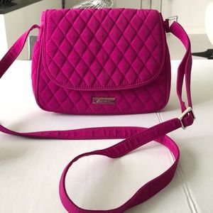 Vera Bradley Plum Quilted Crossbody Bag
